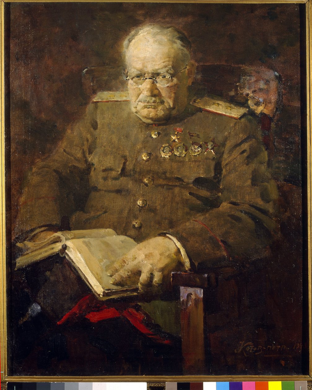 Porträt des Neurochirurgen und Akademikers Nikolai N. Bourdenko (1876-1946) von Pyotr Ivanovich Kotov