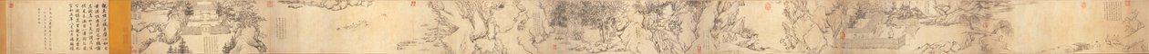Illustration zum zweiten Prosagedicht über die Rote Klippe von Qiao Zhongchang