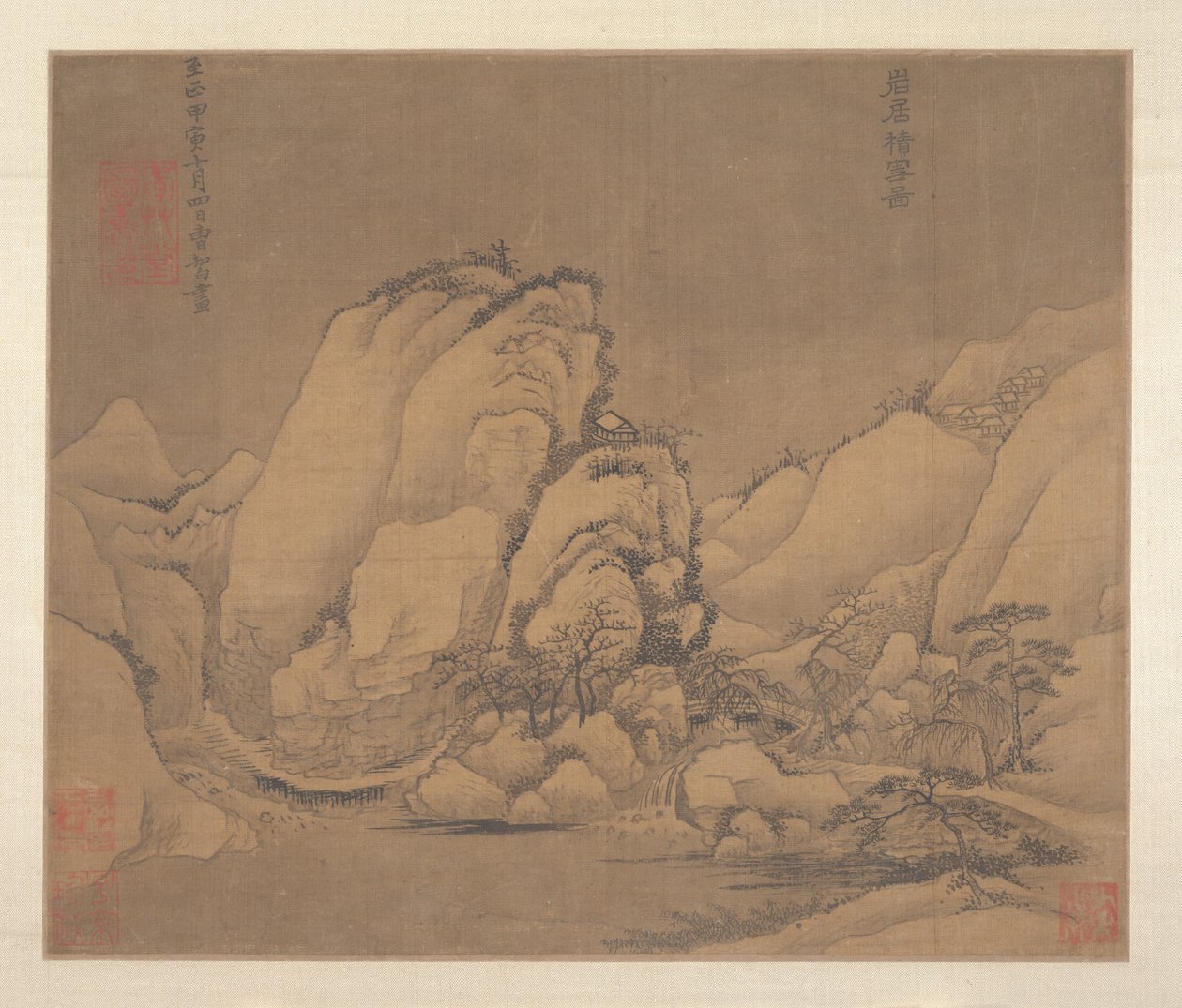 Landschaft (Albumblatt) von Qing Dynasty Chinese School