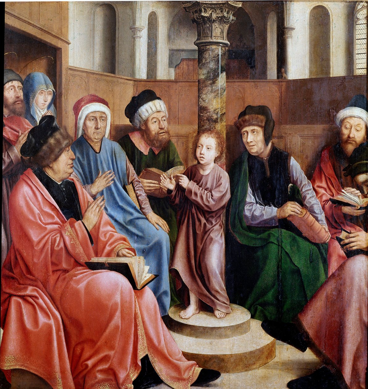 Jesus unter den Doktoren von Quentin Massys or Metsys