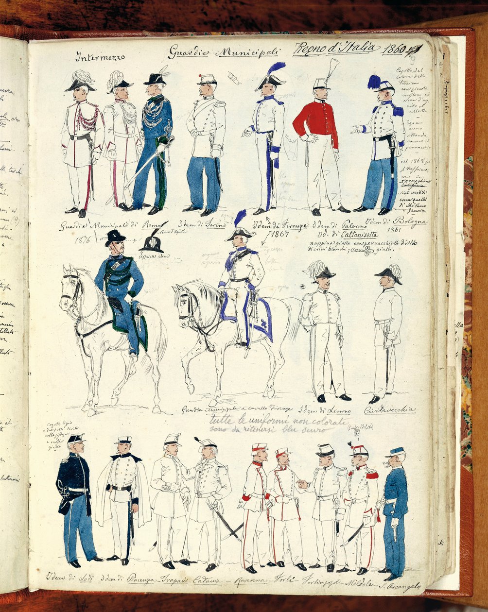Stadtwachen, Militäruniformen des Königreichs Italien von Quinto Cenni