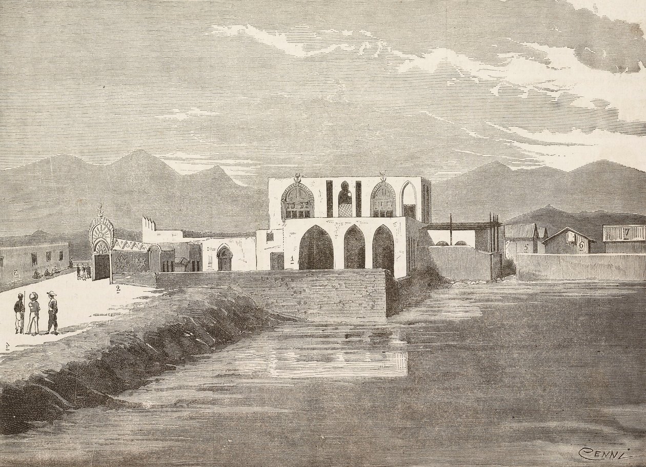 Palast des italienischen Vizegouverneurs, Massawa, Eritrea von Quinto Cenni