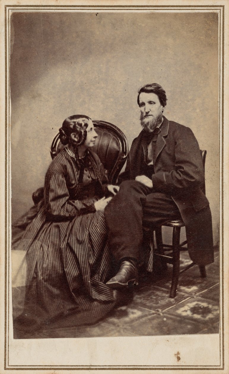 Porträt eines Mannes und einer Frau von R. Mrs. Geer