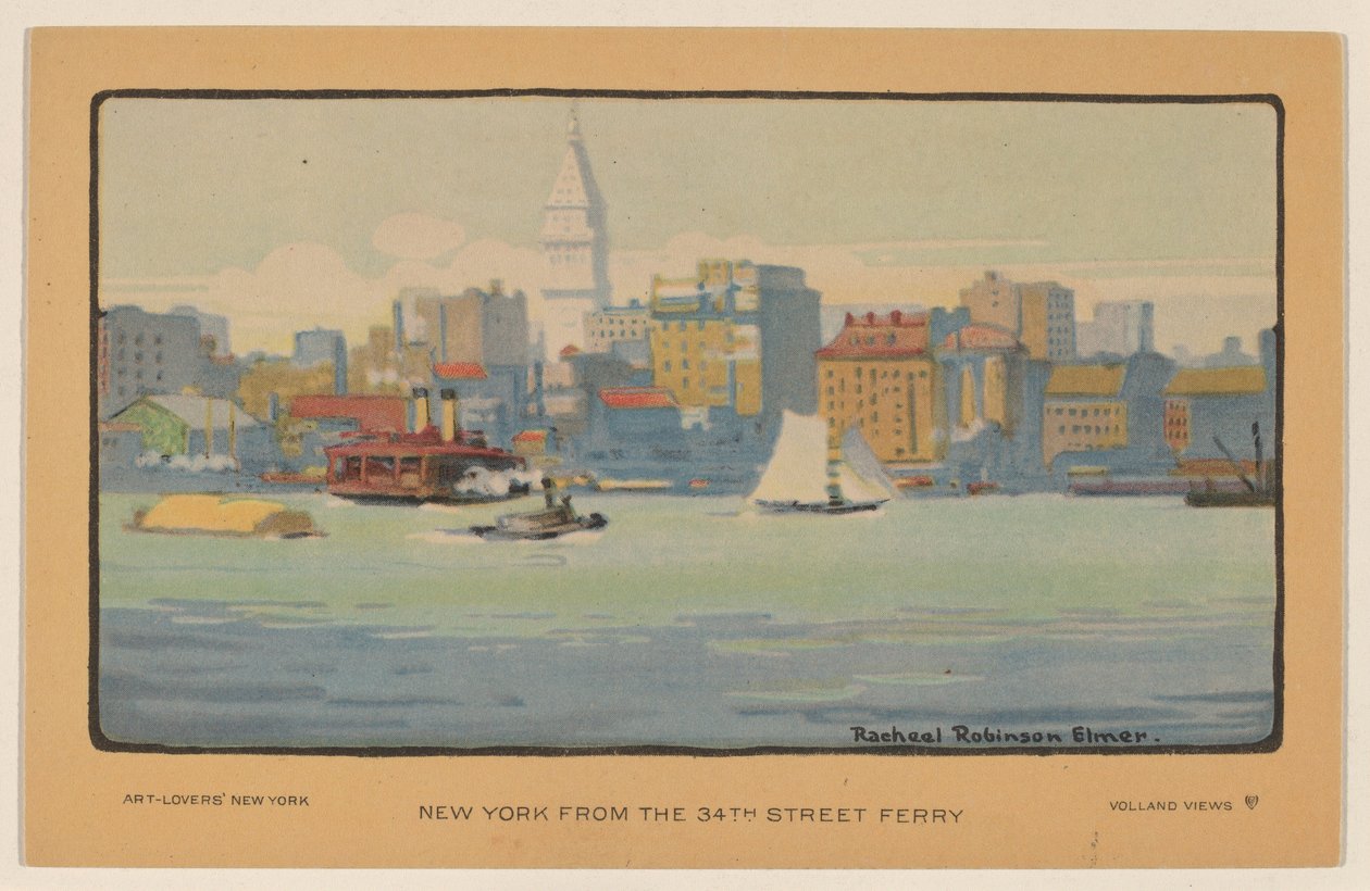 New York von der 34th Street Fähre von Rachael Robinson Elmer