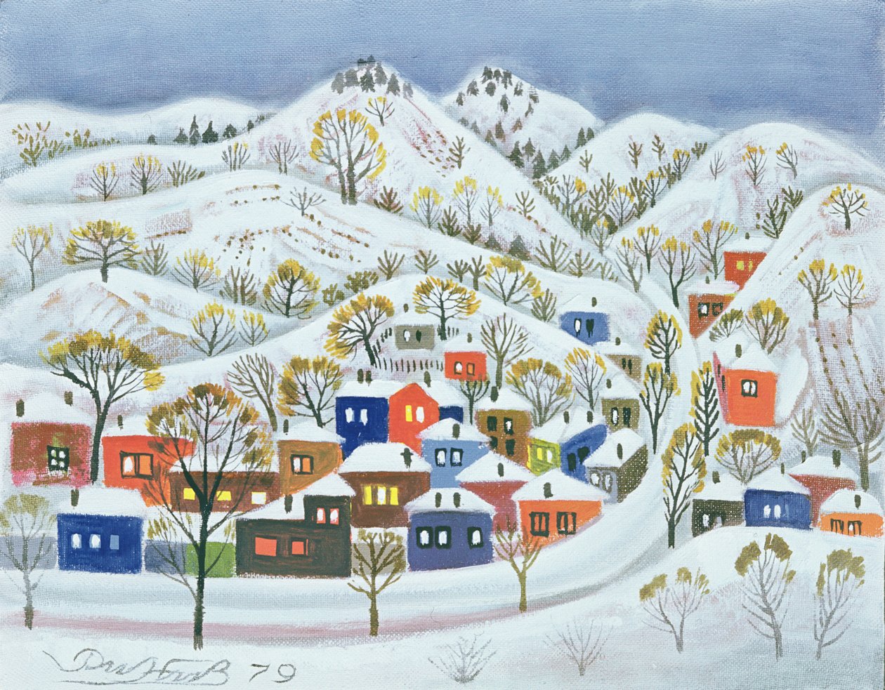 Winter, 1979 von Radi Nedelchev
