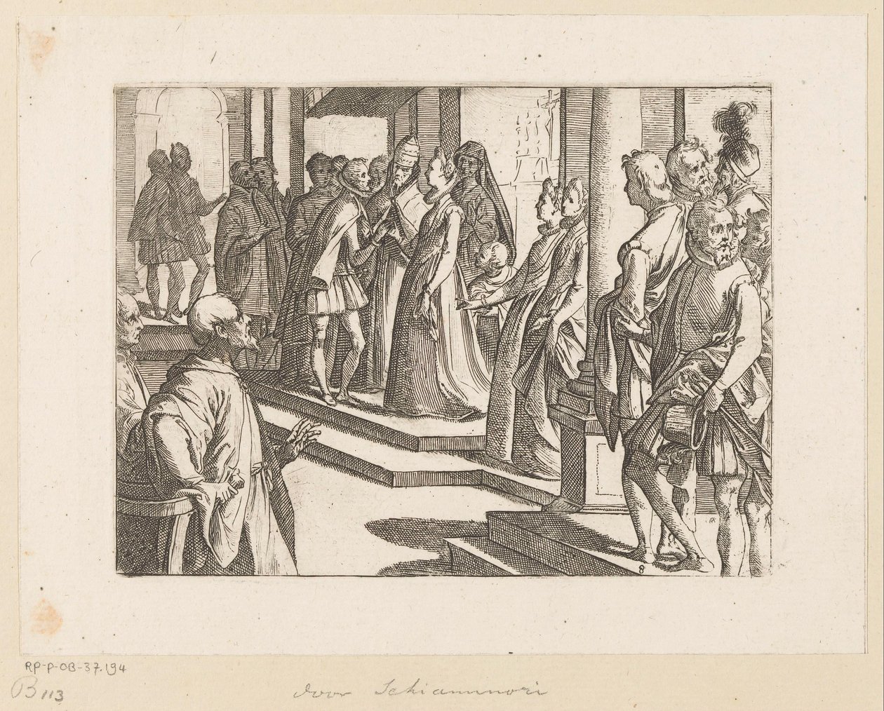 Verlobung von Margaretha von Österreich und König Philipp III. von Raffaello Schiaminossi