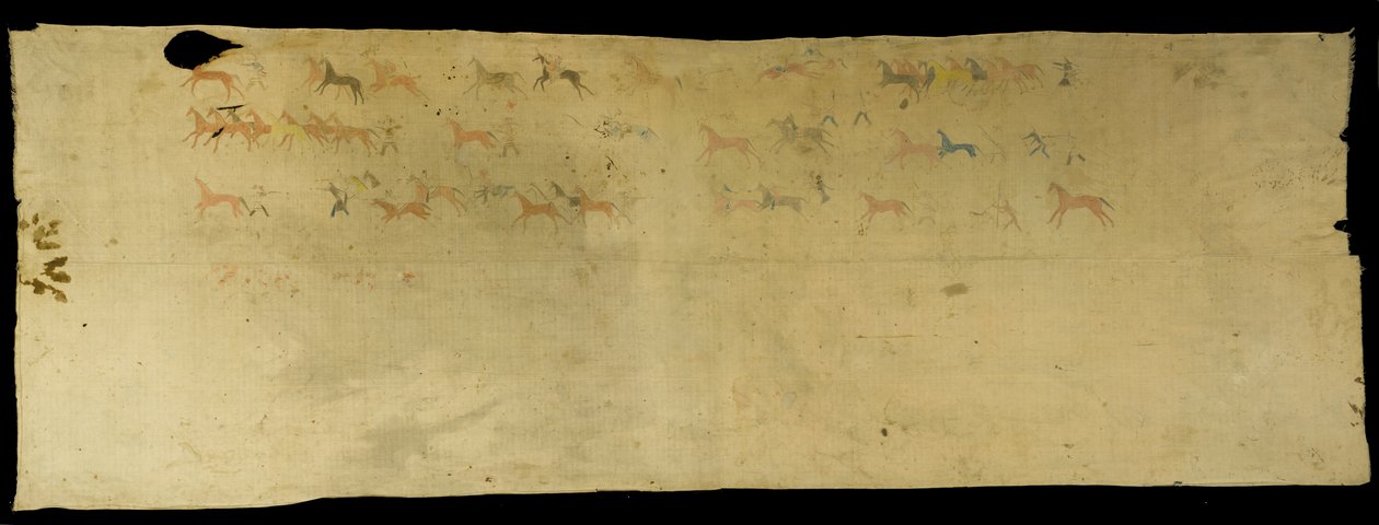 Kriegstuch, 1850-89 von Rain-in-the-Face Rain-in-the-Face