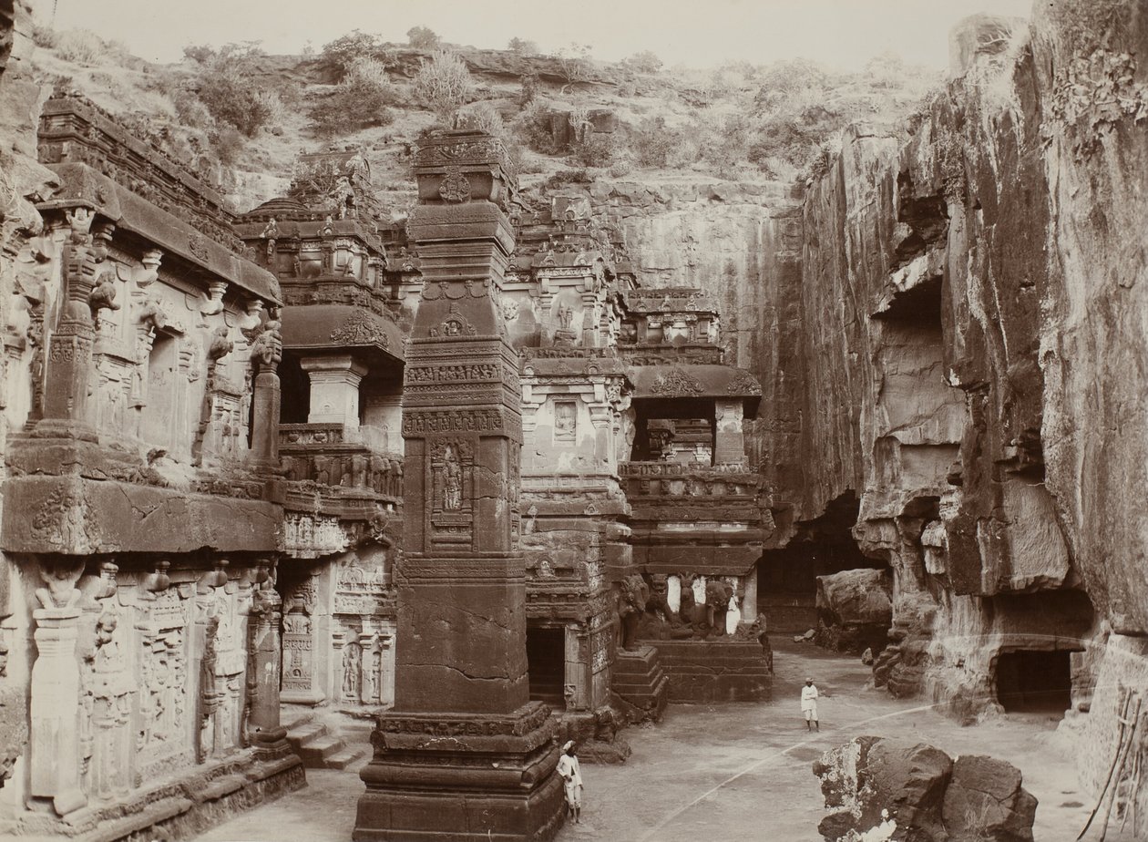 Khalias Felsentempel, Ellora von Raja Deen Dayal