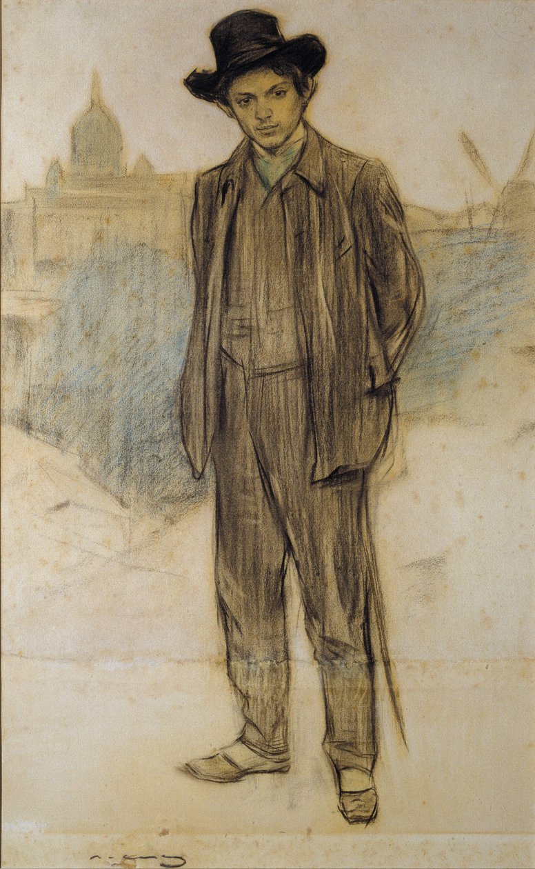 Porträt von Pablo Picasso von Ramón Casas