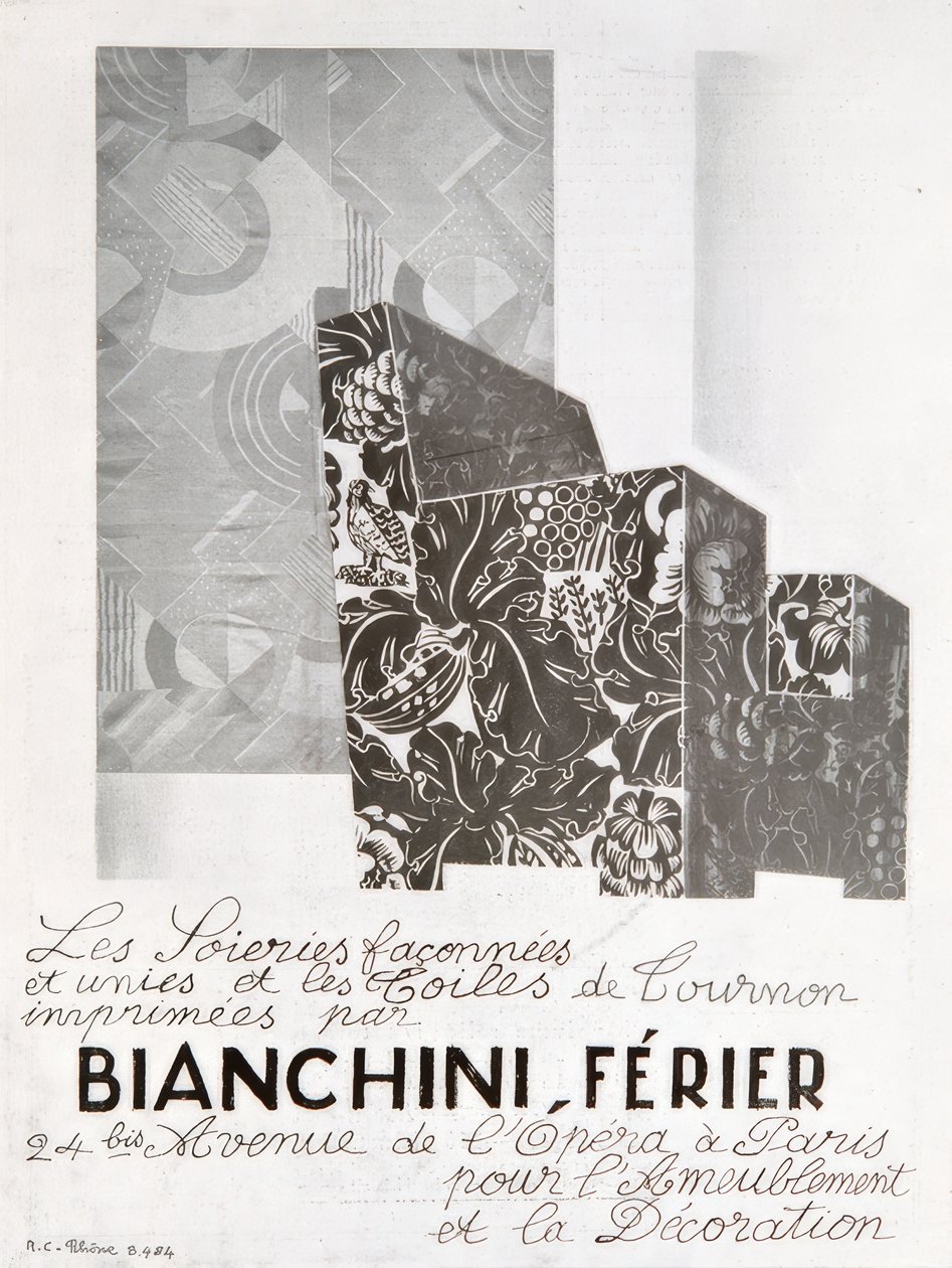 Sessel mit Tournon-Leinwand von Raoul Dufy von Raoul Dufy