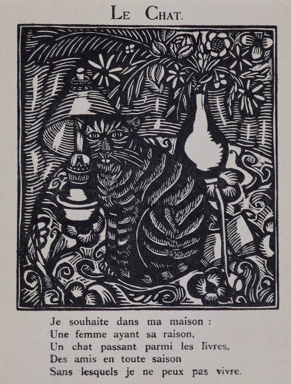 Die Katze - in „Le Bestiaire ou cortège d