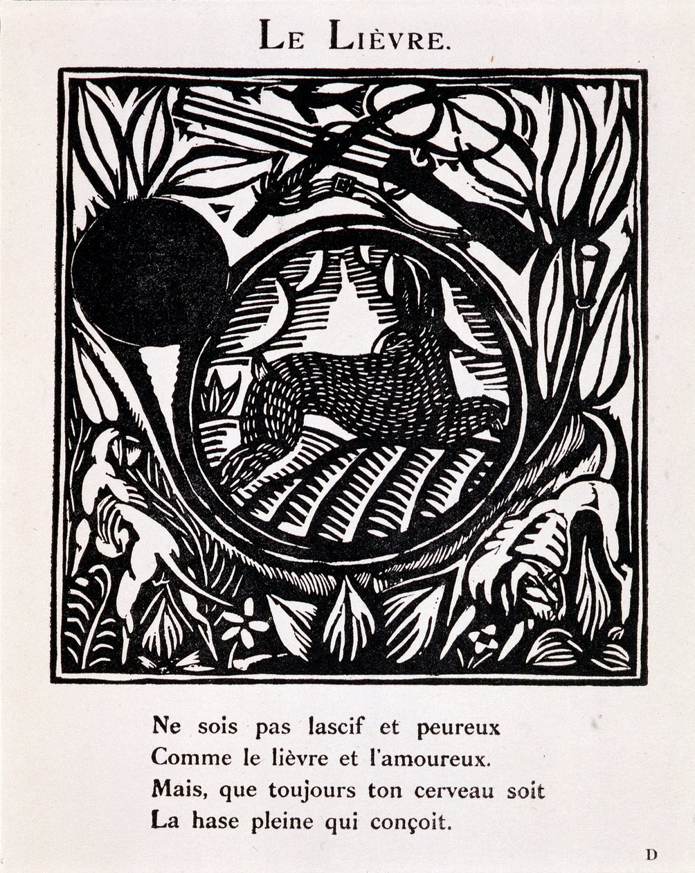Der Hase - in „Le Bestiaire ou cortège d