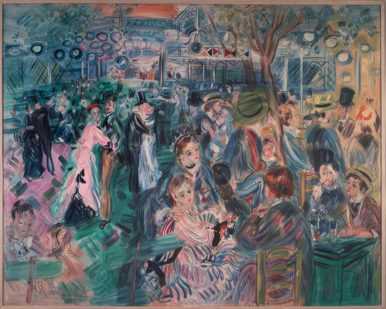 Das Moulin de la Galette von Raoul Dufy