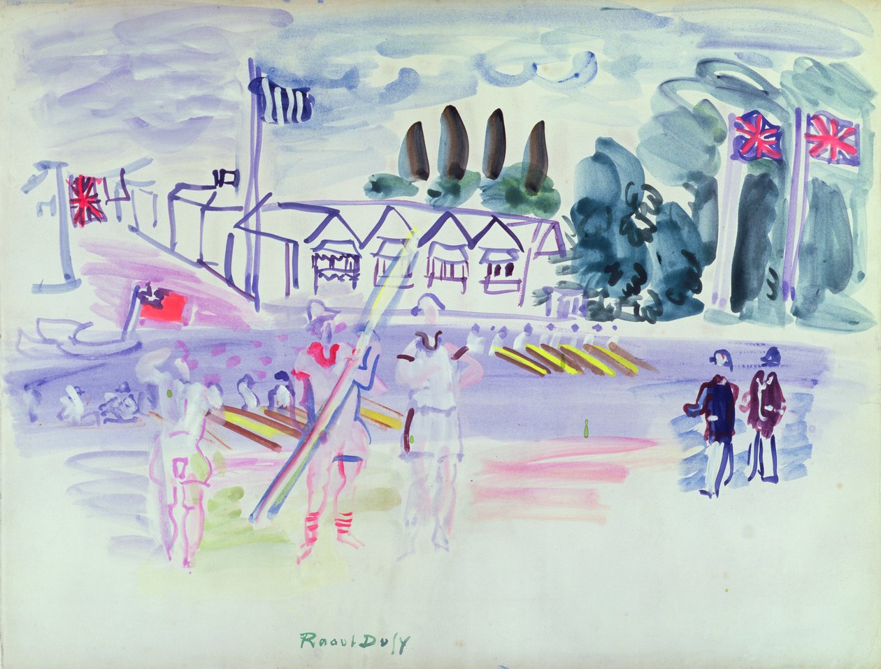Die Regatta in Henley von Raoul Dufy