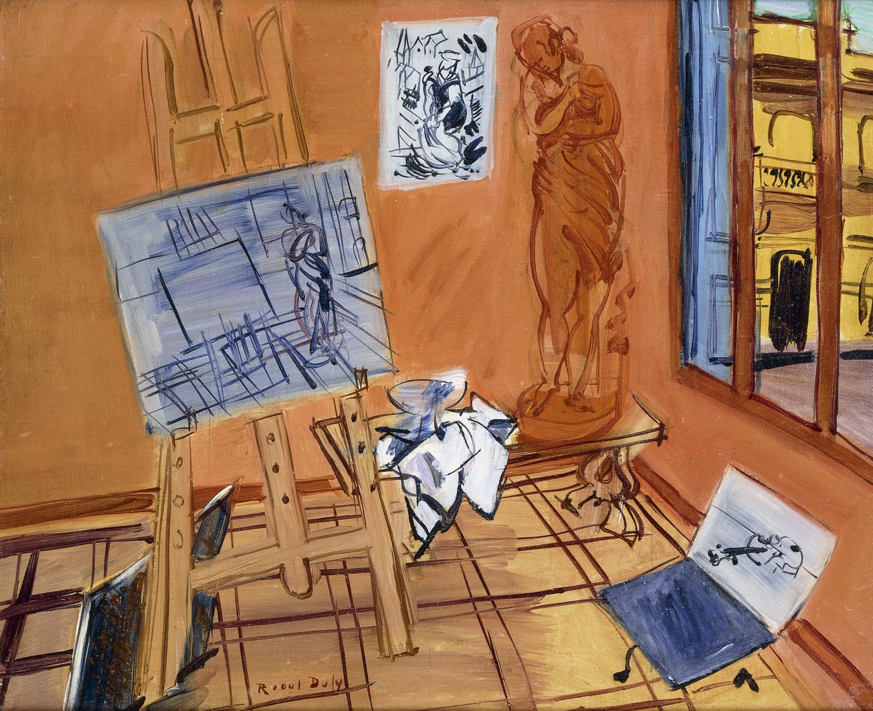 Das Atelier in der Rue Jeanne d