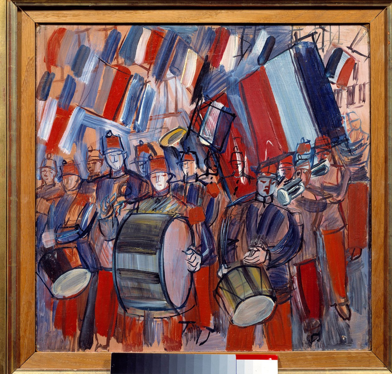 Die Band, 14. Juli, Militärparade von Raoul Dufy