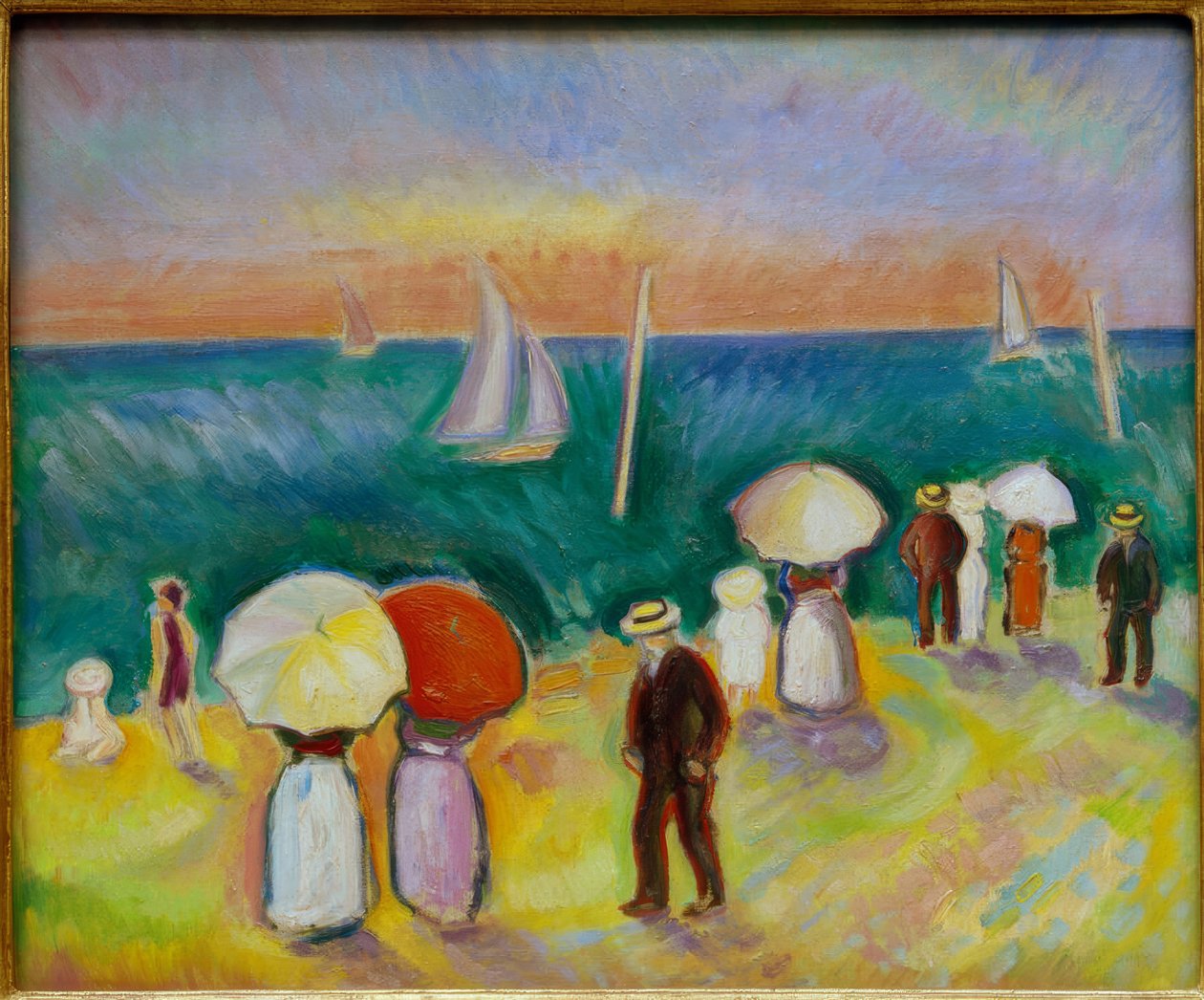 Der Strand von Sainte-Adresse von Raoul Dufy