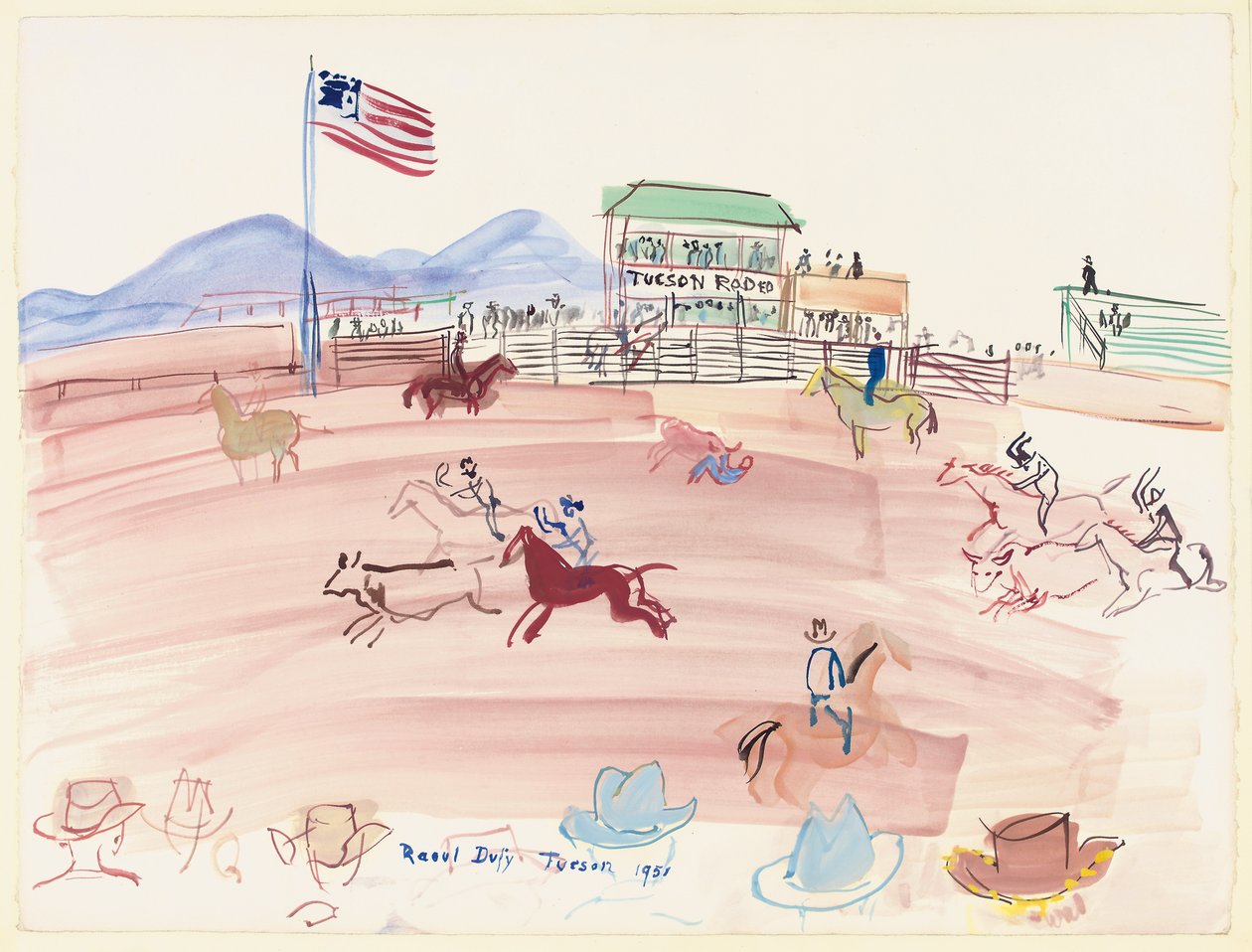 Tucson Rodeo von Raoul Dufy