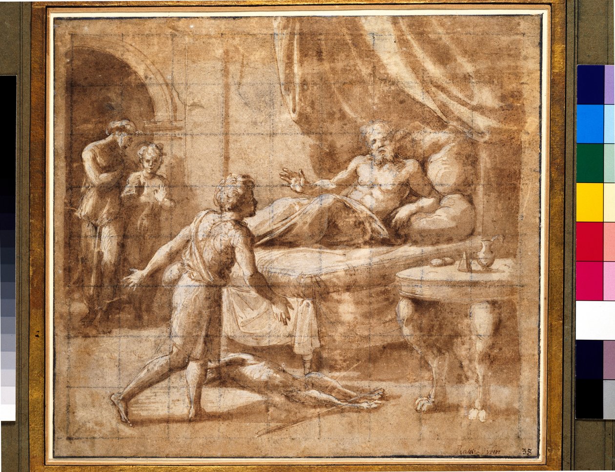 Esau fordert Isaaks Segen von Raffaello Sanzio Raphael