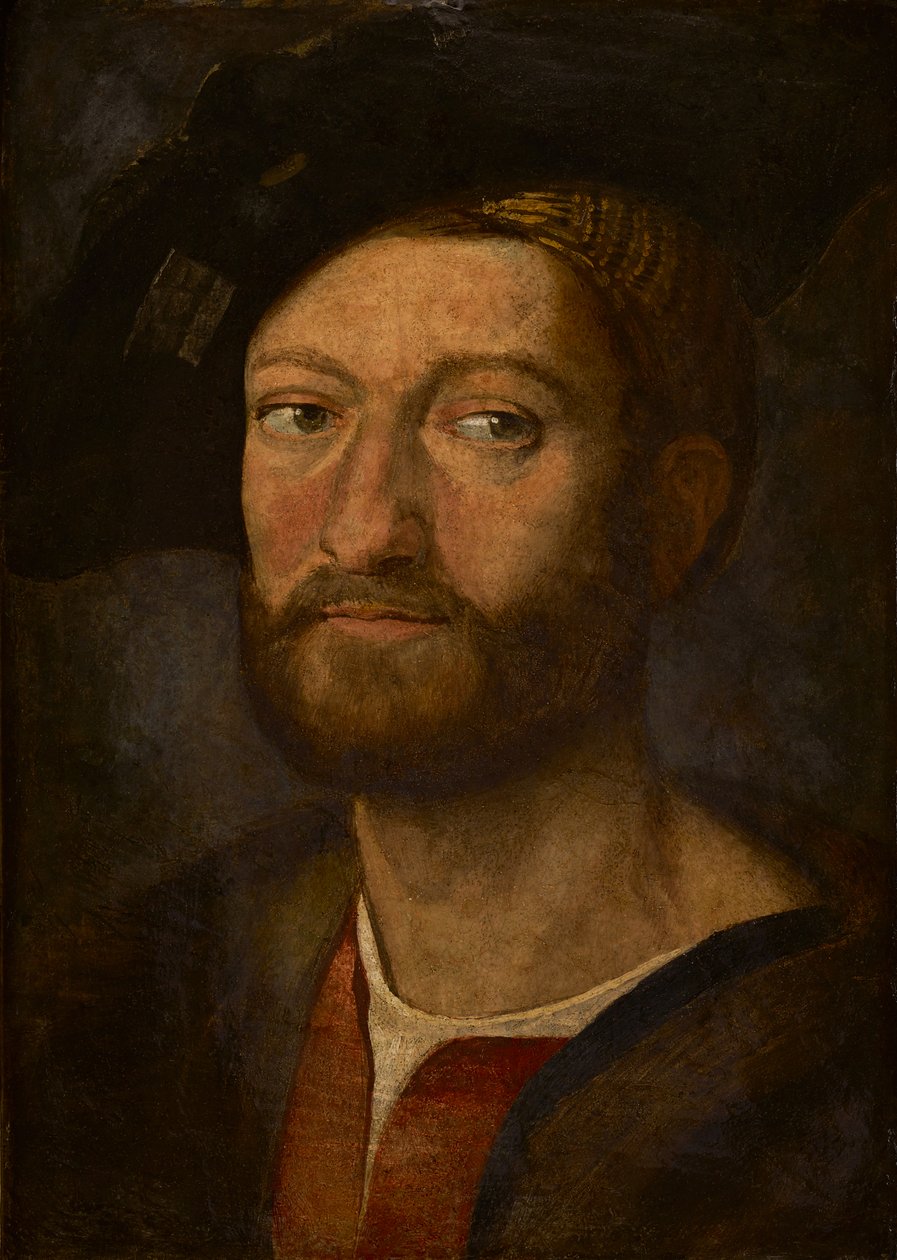 Porträt eines Mannes, angeblich Giuliano de Medici, Herzog von Nemours von after Raphael