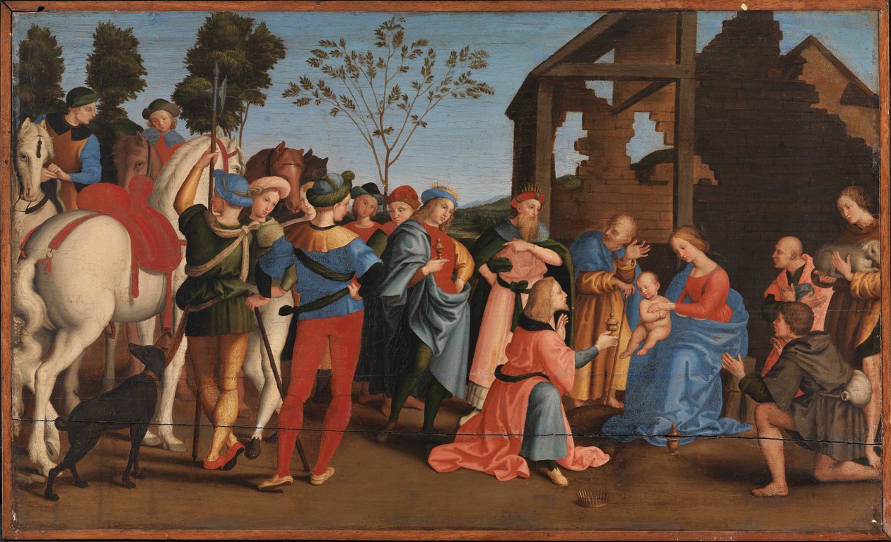 Die Anbetung der Könige von Raphael (1483 1520) (after)