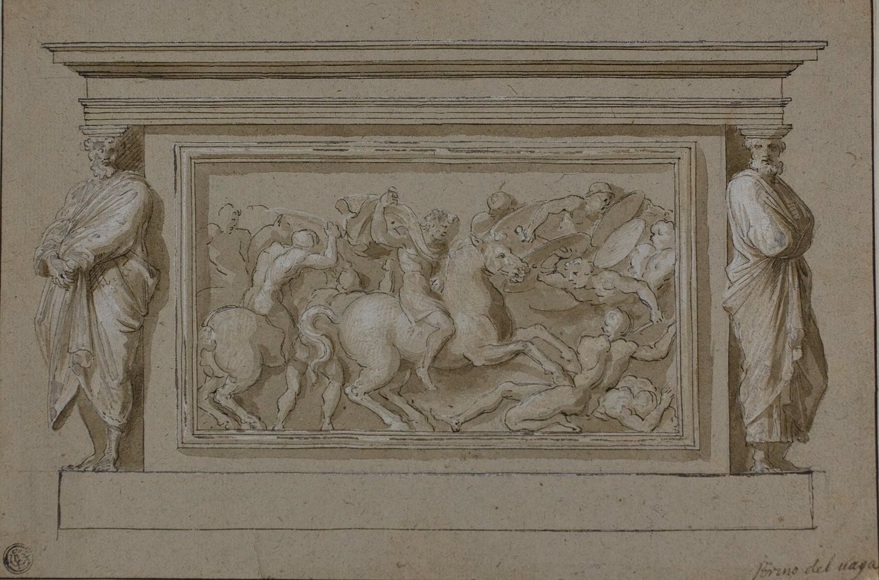 Entwurf für ein Grabdenkmal für den Marchese Francesco Gonzaga von Raphael