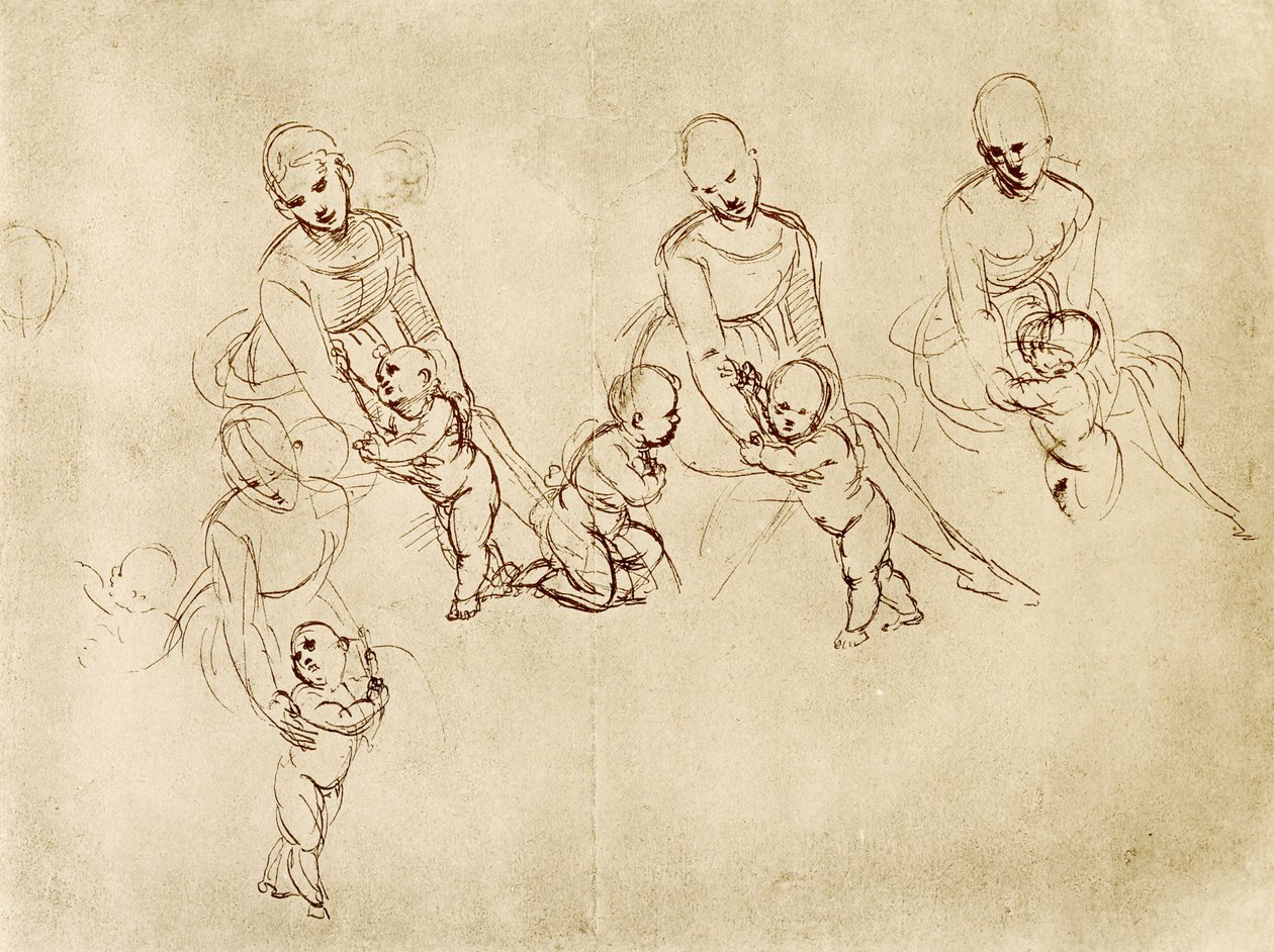 Madonna auf dem Land von Raffaello Sanzio Raphael