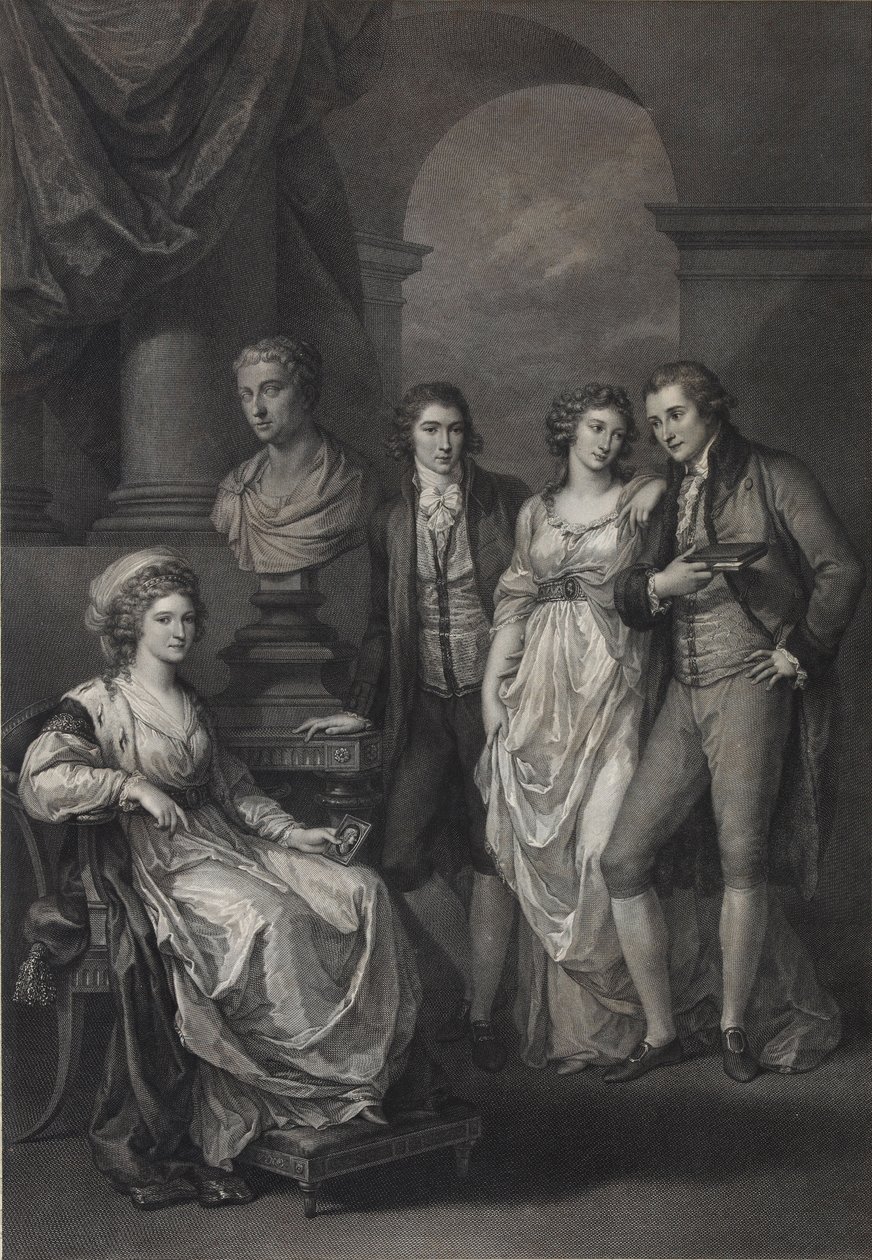 Familienporträt von Catherine Petrovna Baryatinskaya, geborene Prinzessin von Holstein-Beck von Raphael Morghen