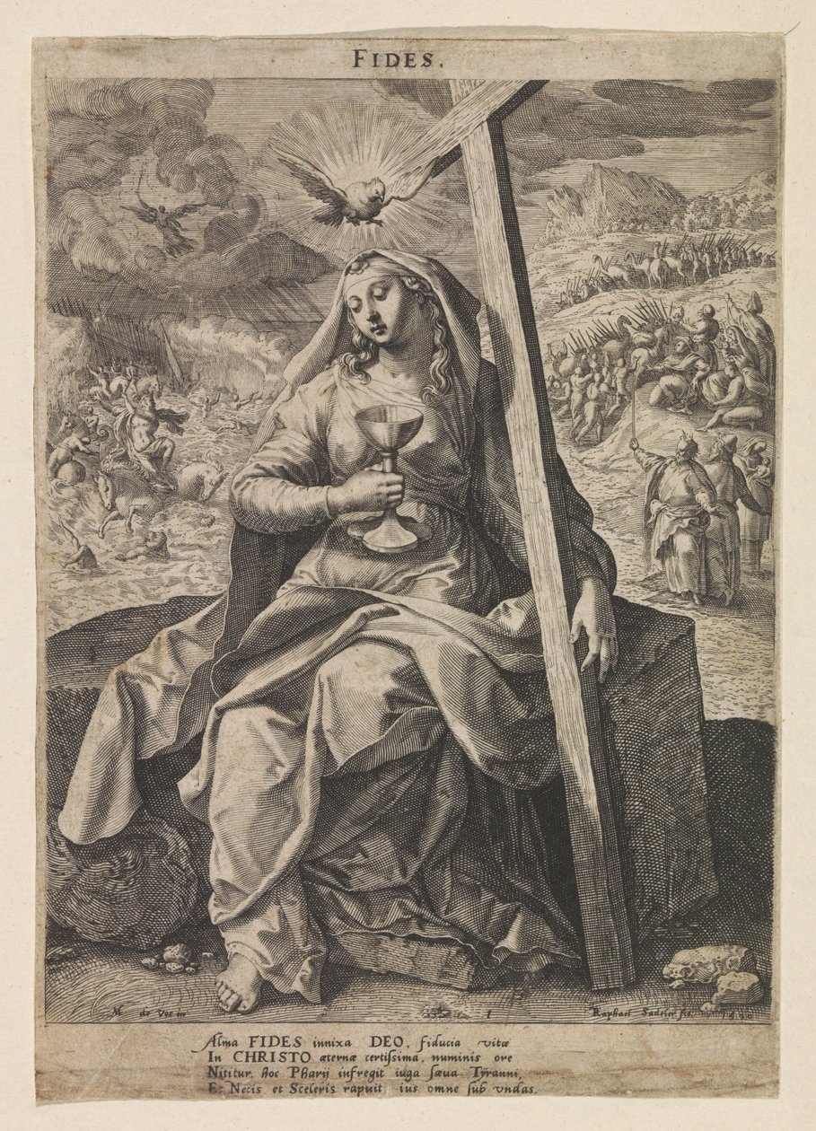 Glaube von Raphaël Sadeler (I)