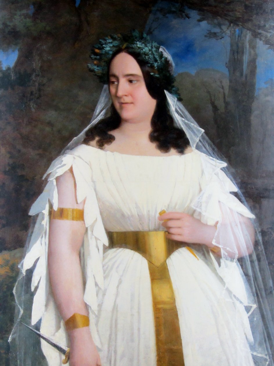 Adelaida Corradi de Pantanelli als Norma von Raymond Auguste Quinsac Monvoisin