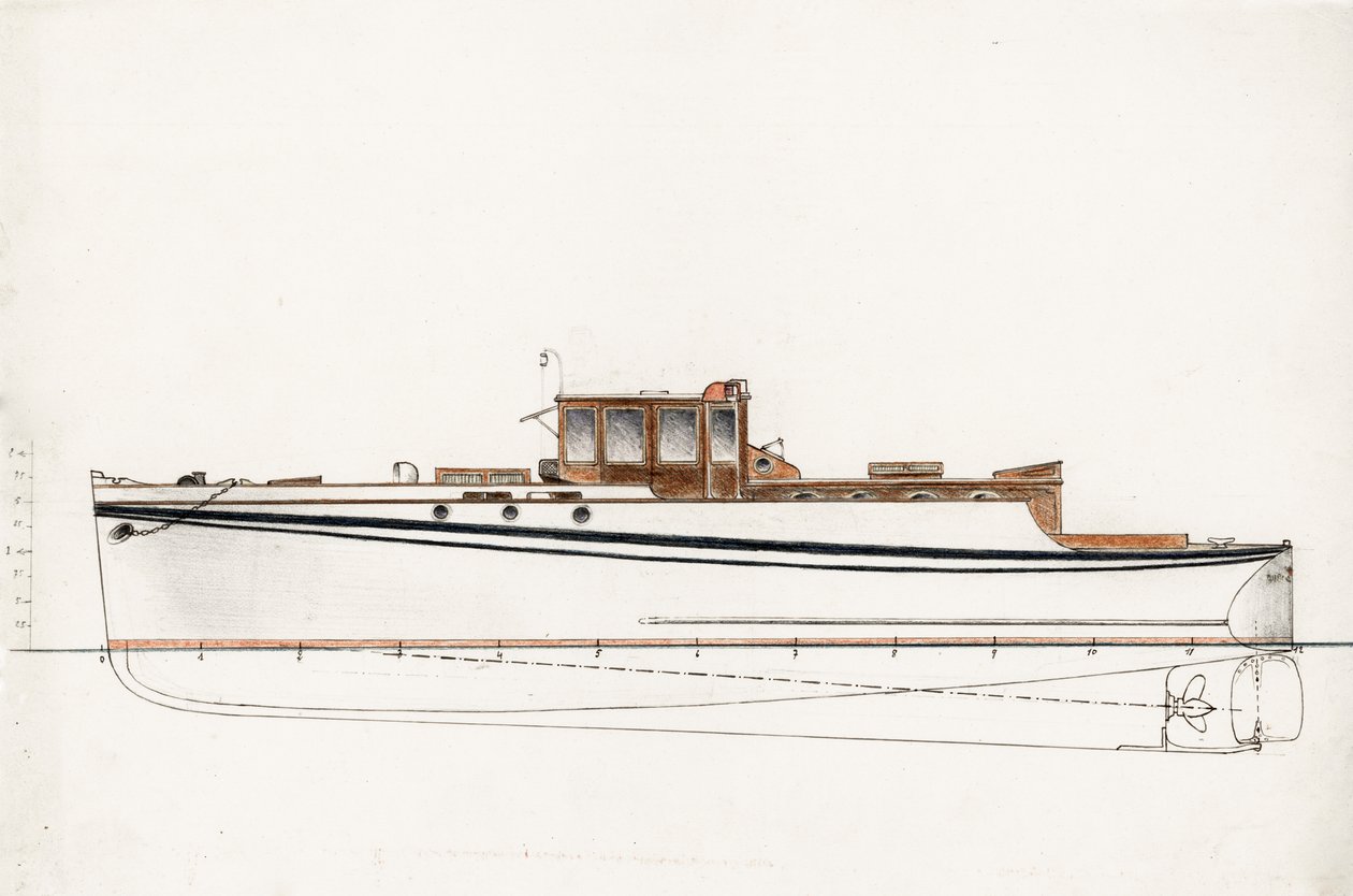 Ein Motorboot von Raymond Bonnefon