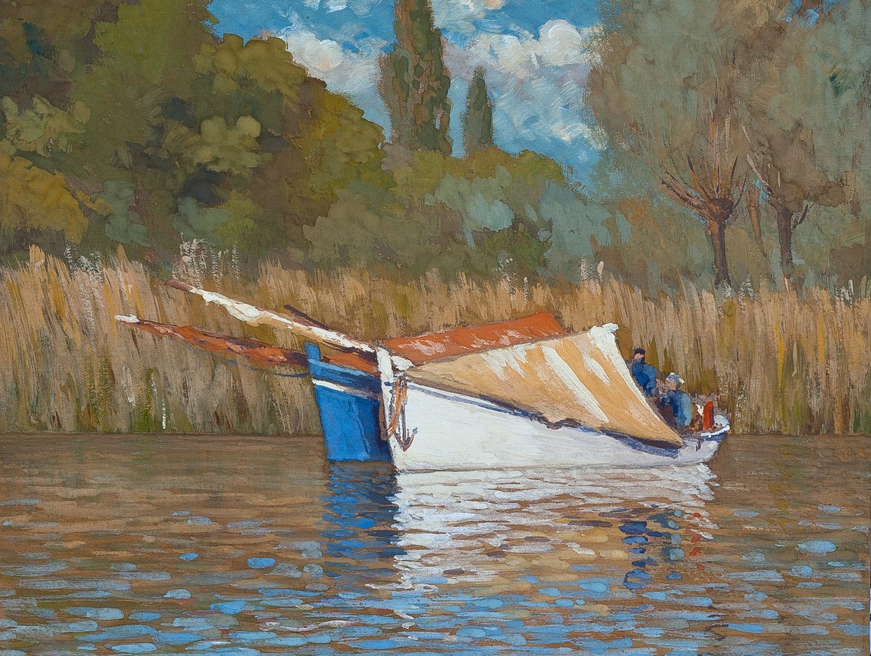 Yawls auf der Gironde-Mündung von Raymond Bonnefon
