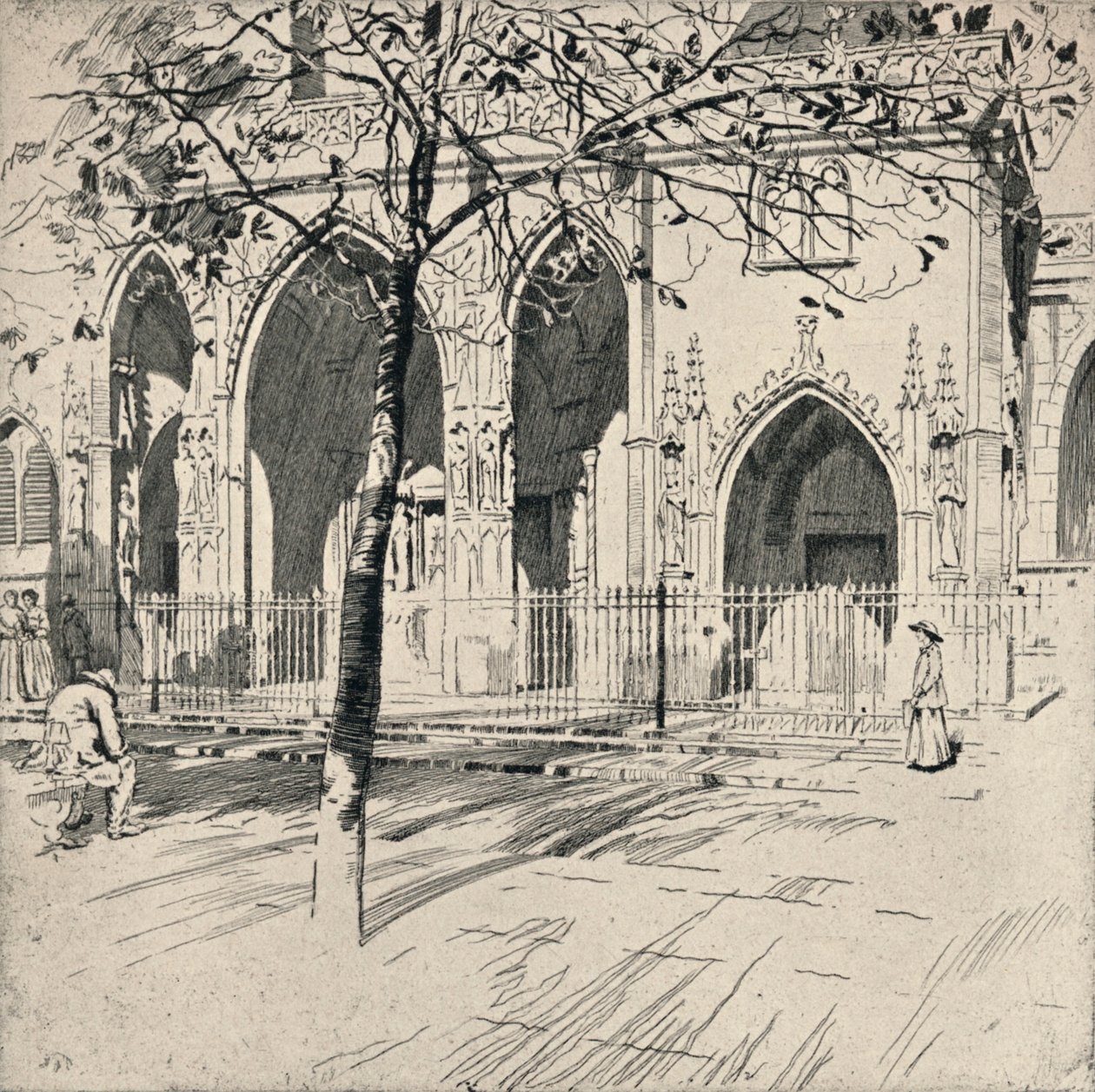 Fassade der Kirche St. Germain-l