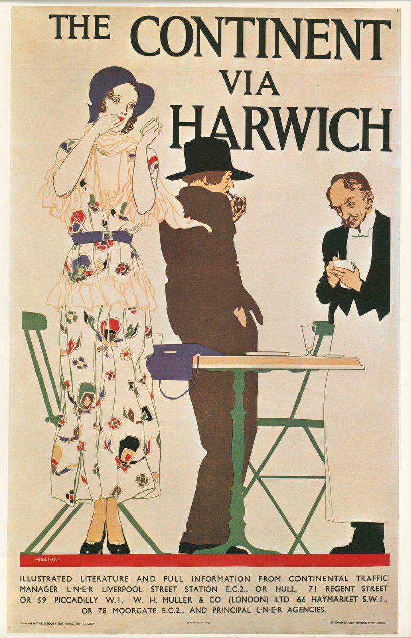 Reginald E. Higgins: Der Kontinent über Harwich. Großbritannien von Reginald Edward Higgins