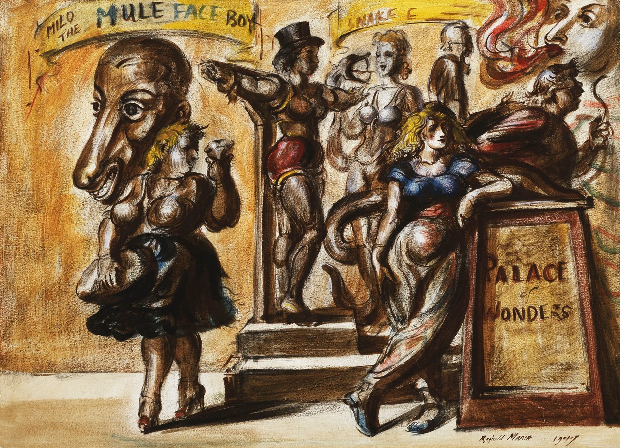 Palast der Wunder von Reginald Marsh