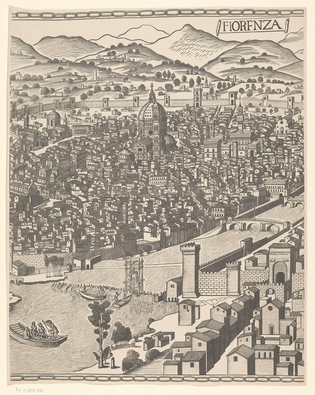 Ansicht von Florenz (mittlerer Teil) von Reichsdruckerei