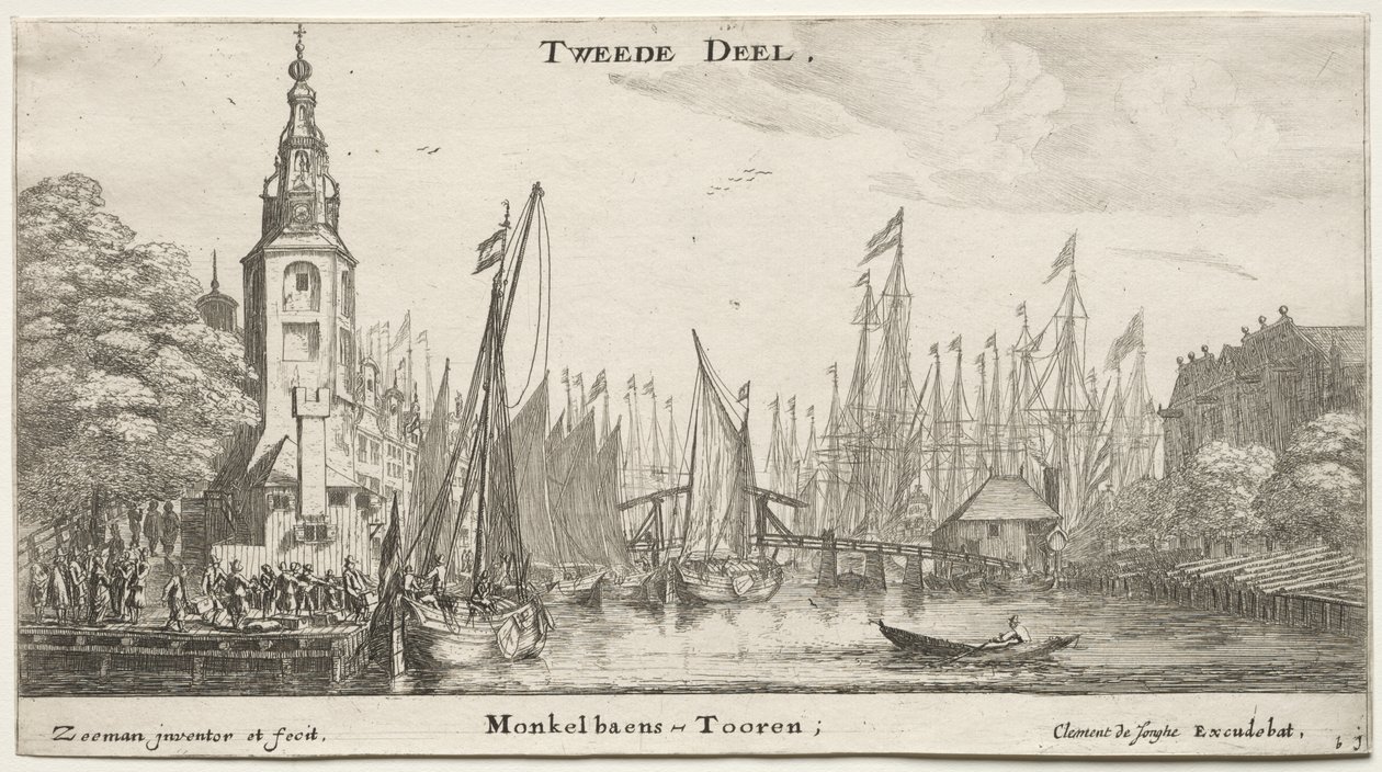 Schiffe von Amsterdam von Reinier Nooms