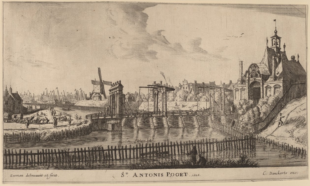 St. Antonis Tor von Reinier Nooms, called Zeeman