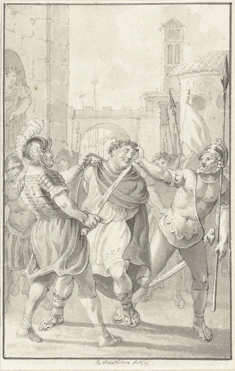 Kaiser Vitellius auf dem Weg zu seiner Hinrichtung von Reinier Vinkeles (I)