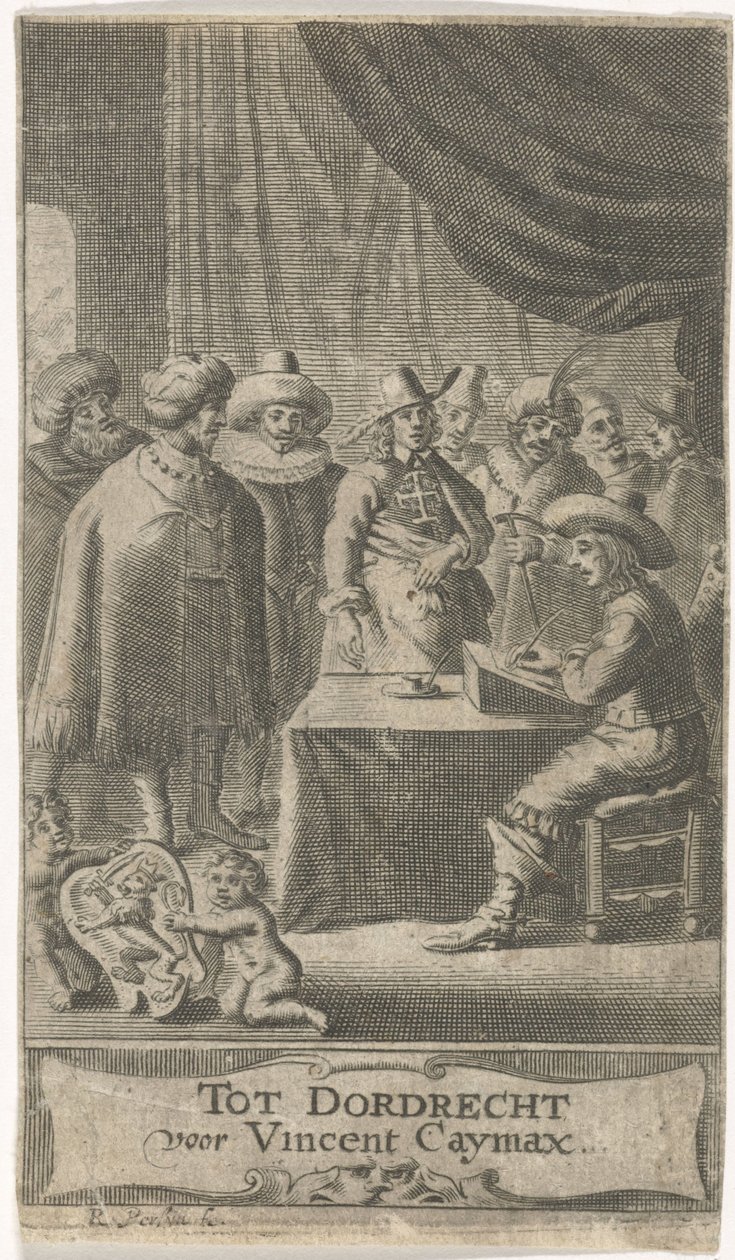 Kaufmann am Schreibtisch von Reinier van Persijn