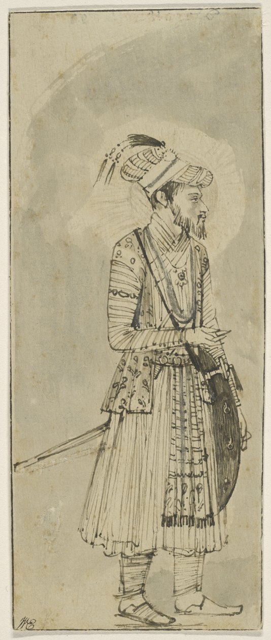 Kopie einer Mughal-Miniatur, ca. 1655 von Rembrandt van Rijn