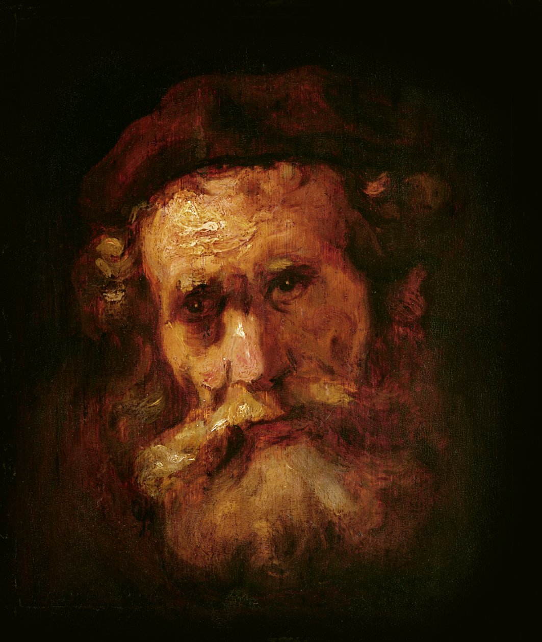 Ein Rabbi von Rembrandt van Rijn: hochwertiger Kunstdruck