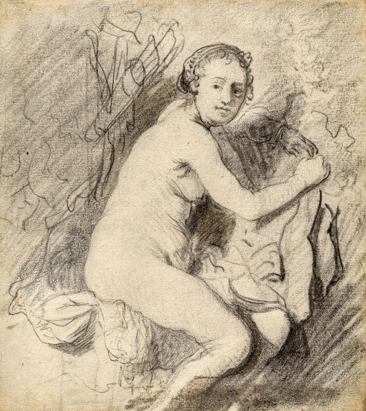 Diana beim Bad von Rembrandt van Rijn