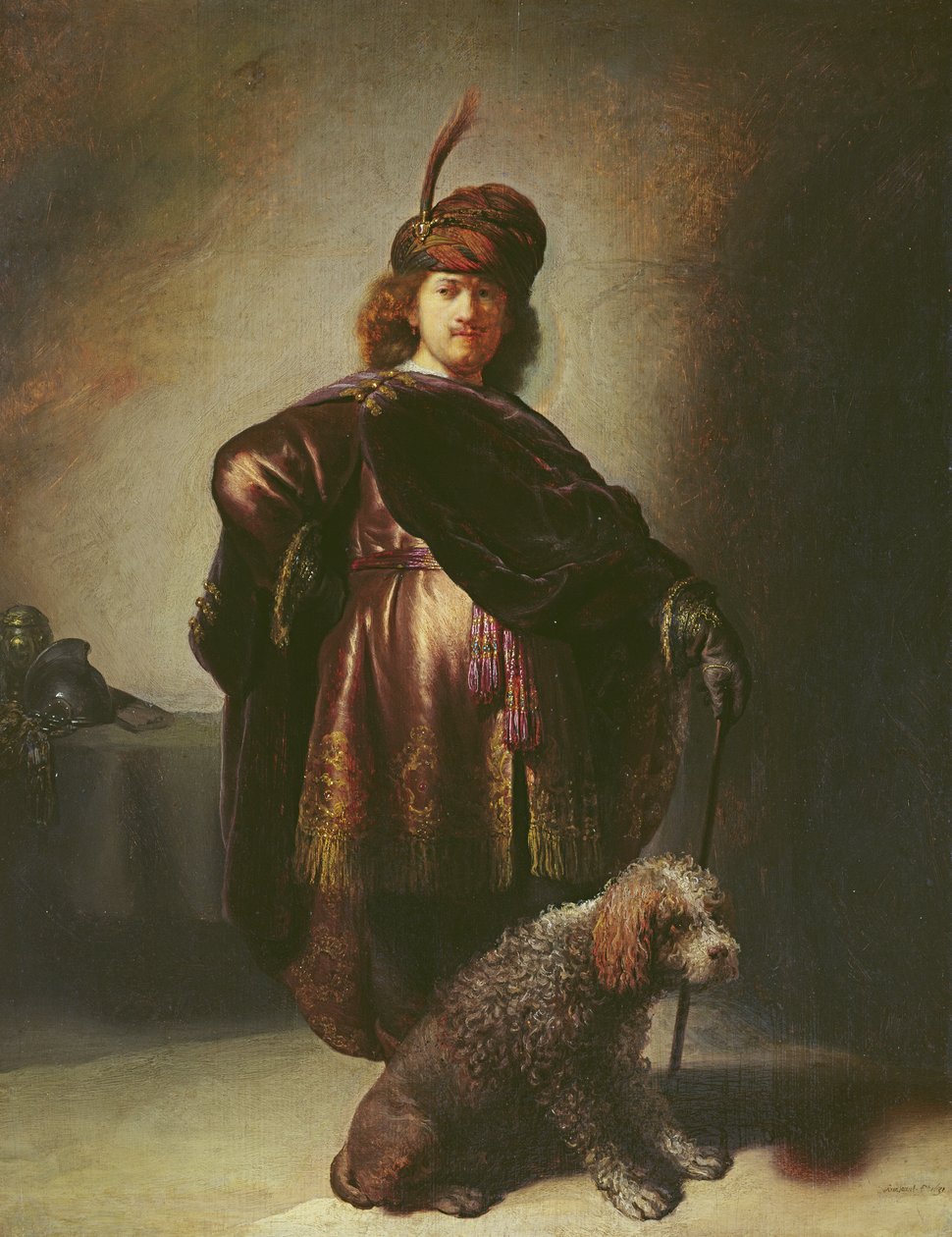 Selbstporträt im orientalischen Kostüm, 1631 von Rembrandt van Rijn