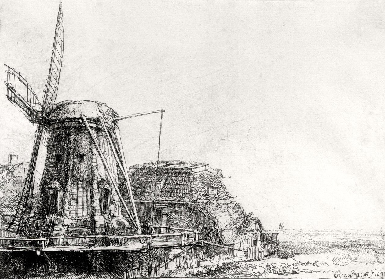 Die Mühle, 1641 von Rembrandt van Rijn