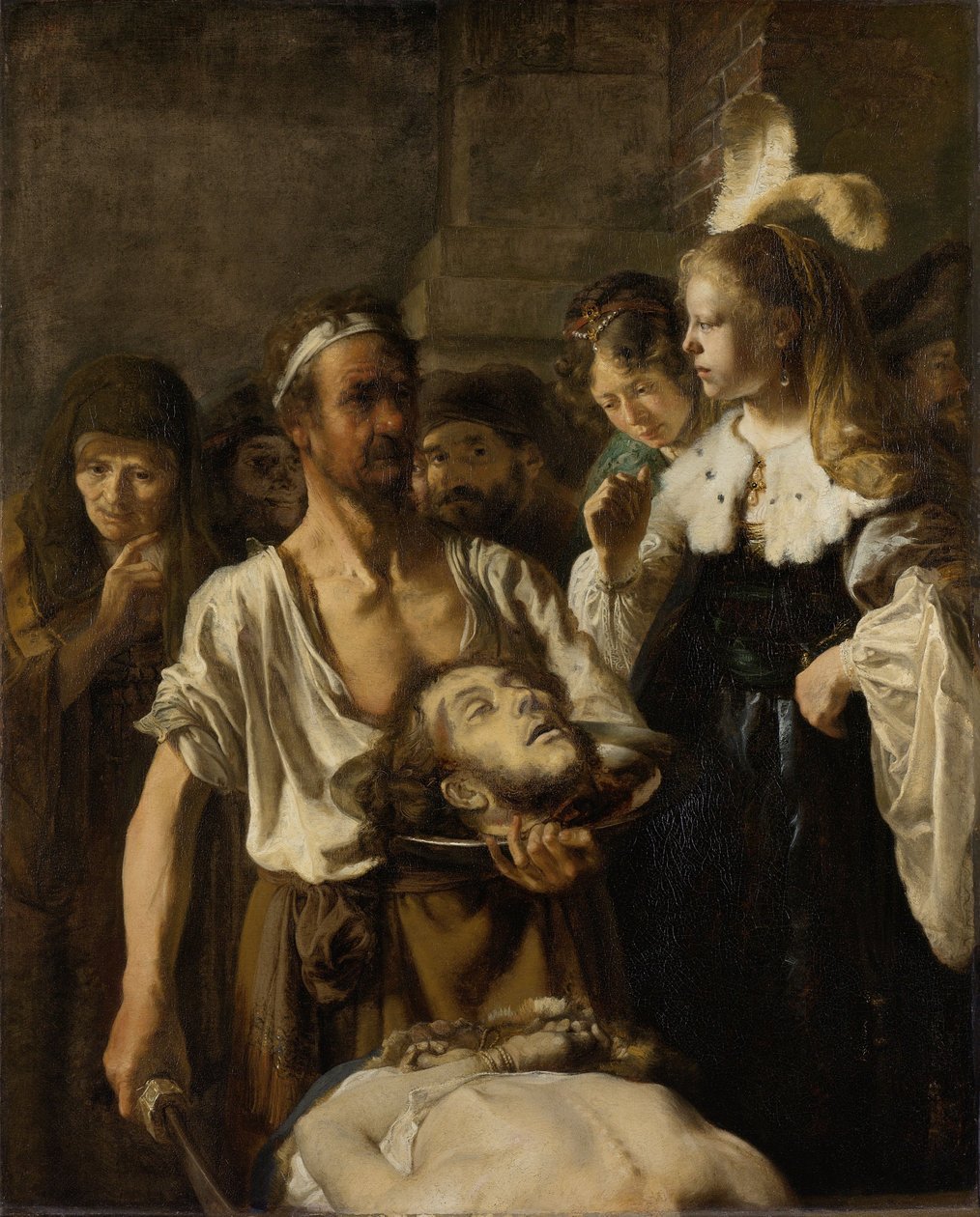 Die Enthauptung Johannes des Täufers von Rembrandt van Rijn