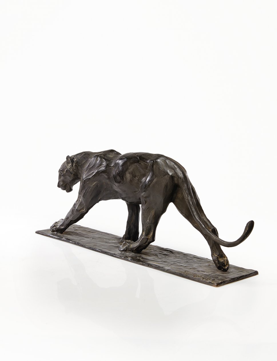 Panther im Gehen, Hinterbein erhoben von Rembrandt Bugatti