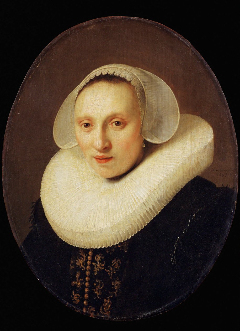 Cornelia, Pronck, Ehefrau von Albert Cuyper, Kaufmann, im Alter von 33 Jahren von Rembrandt Harmensz. van Rijn