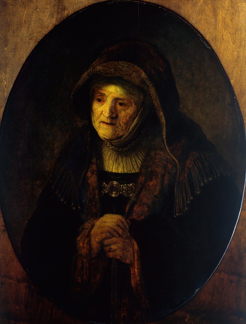 Prophetin Hannah (Mutter des Künstlers) von Rembrandt Harmensz. van Rijn