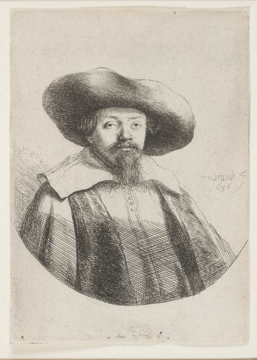 Samuel Manasseh Ben Israel, jüdischer Autor von Rembrandt van Rijn